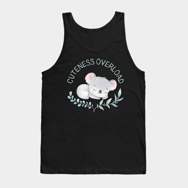 Cuteness overload cutest baby koala for kids and babies Tank Top by BoogieCreates